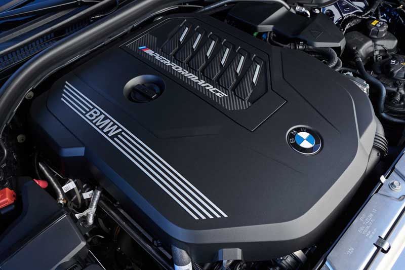 BMW M340 detalle motor